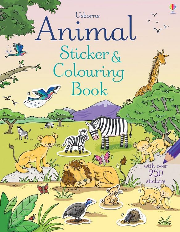 Produktbild: Animal Sticker and Colouring Book