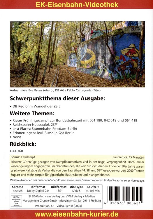 Produktbild: Eisenbahn Video-Kurier 162