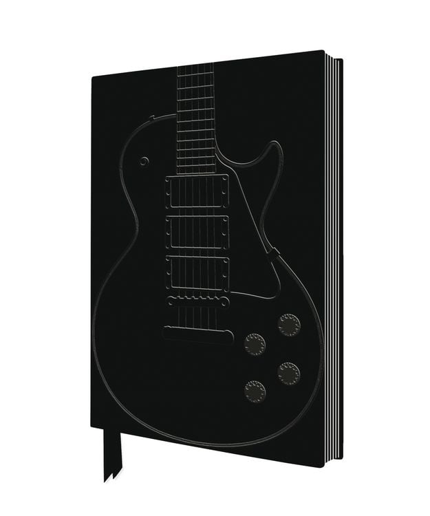 Produktbild: Exquisit Premium Notizbuch DIN A5: Gibson Les Paul, Black Guitar