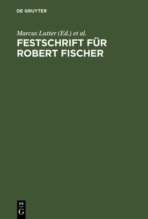 Produktbild: Festschrift f&uuml;r Robert Fischer