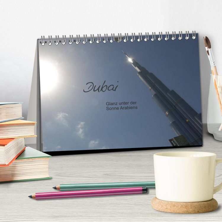 Produktbild: Dubai. Glanz unter der Sonne Arabiens (Tischkalender 2026 DIN A5 quer), CALVENDO Monatskalender