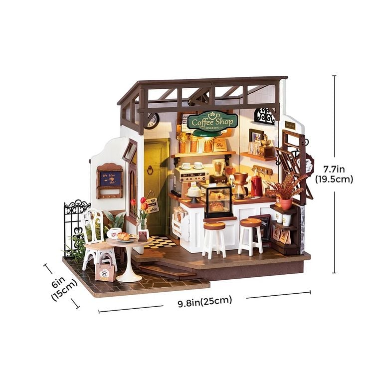 Produktbild: Book Nook DIY B&uuml;cherecke NO.17 Caf&eacute;