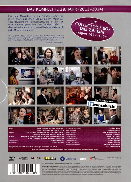 Produktbild: Lindenstra&szlig;e - Collector's Box 29 [LE] [10 DVDs] (inkl. Lindenstra&szlig;e-Sammelpostkarten)