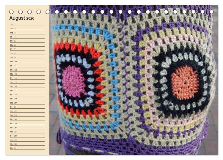 Produktbild: Urban Knitting L&uuml;neburg (Tischkalender 2026 DIN A5 quer), CALVENDO Monatskalender