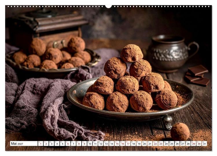 Produktbild: Schokoladen Tr&auml;ume (hochwertiger Premium Wandkalender 2027 DIN A2 quer), Kunstdruck in Hochglanz