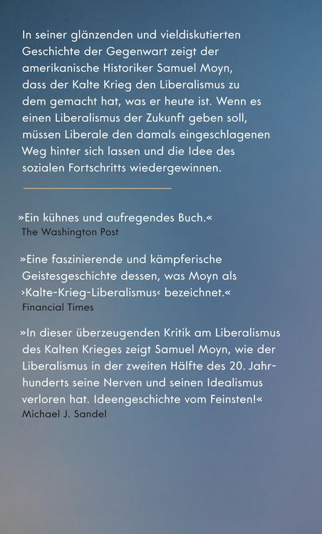 Produktbild: Der Liberalismus gegen sich selbst
