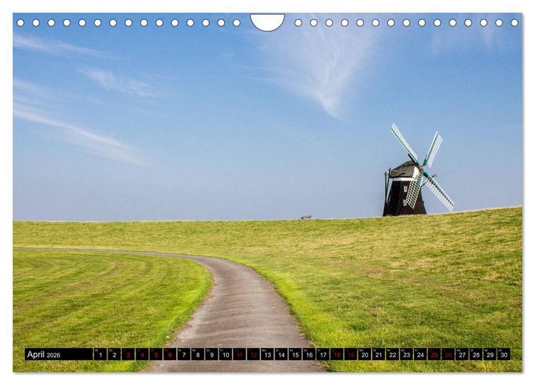 Produktbild: Nordseeinsel Pellworm 2026 (Wandkalender 2026 DIN A4 quer), CALVENDO Monatskalender