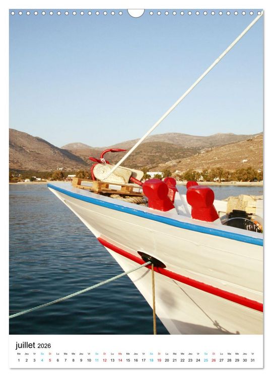 Produktbild: Souvenirs de Gr&egrave;ce (Calendrier mural 2026 DIN A3 horizontal), CALVENDO calendrier mensuel