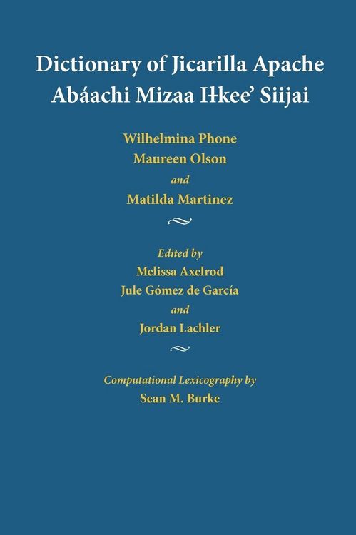 Produktbild: Dictionary of Jicarilla Apache