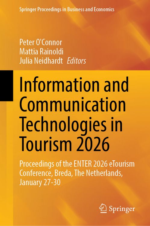 Produktbild: Information and Communication Technologies in Tourism 2026