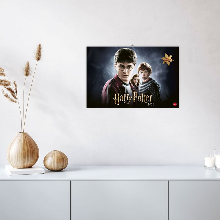 Produktbild: Harry Potter Broschur XL Kalender 2026