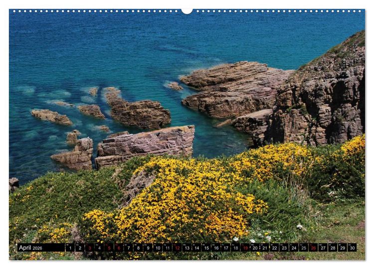 Produktbild: Liebenswerte Bretagne (hochwertiger Premium Wandkalender 2026 DIN A2 quer), Kunstdruck in Hochglanz