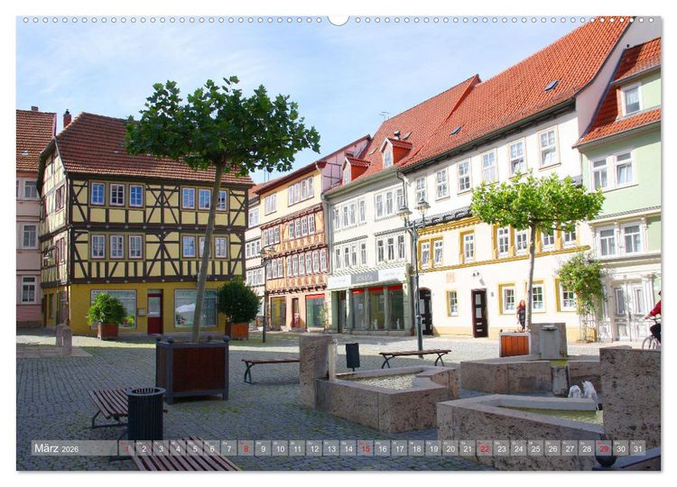 Produktbild: Bad Langensalza - Eine Perle Th&uuml;ringens (hochwertiger Premium Wandkalender 2026 DIN A2 quer), Kunstdruck in Hochglanz