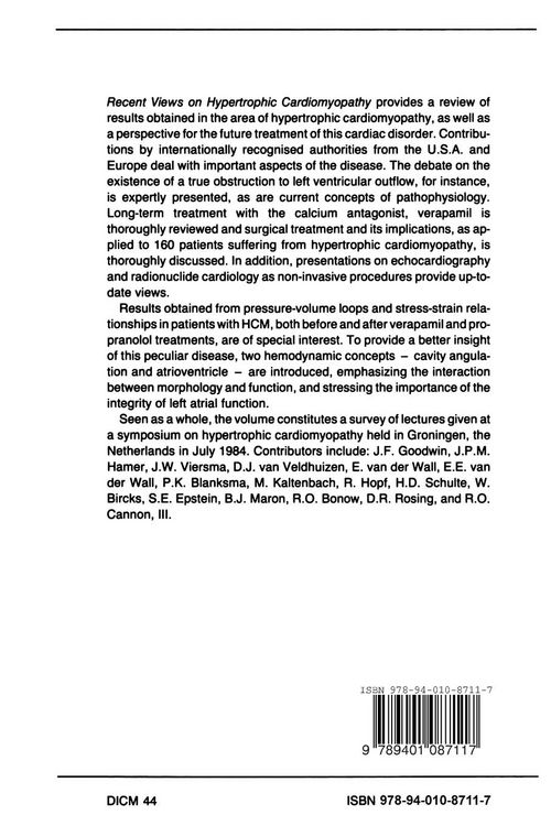Produktbild: Recent Views on Hypertrophic Cardiomyopathy