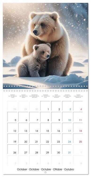 Produktbild: Animals of Arctic (Wall Calendar 2026 12 &times; 12 Inch) CALVENDO 12 Month Wall Calendar