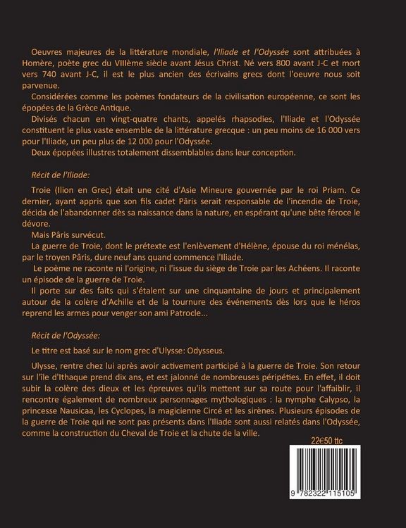Produktbild: L'iliade et l'odyss&eacute;e