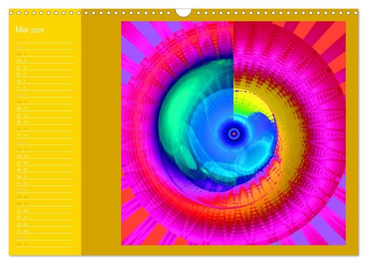 Produktbild: Energie-Spiralen 2026 (Wandkalender 2026 DIN A3 quer), CALVENDO Monatskalender