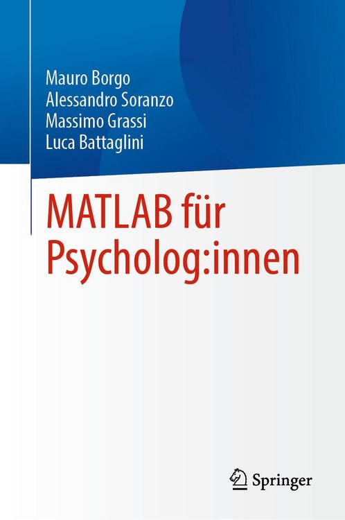 Produktbild: MATLAB f&uuml;r Psycholog:innen