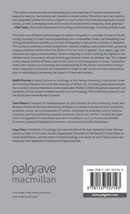 Produktbild: Socioeconomic Inequality in Israel