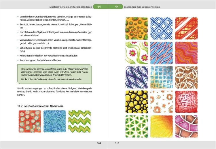 Produktbild: Kreative Ausmaltechniken - Malb&uuml;cher zum Leben erwecken!