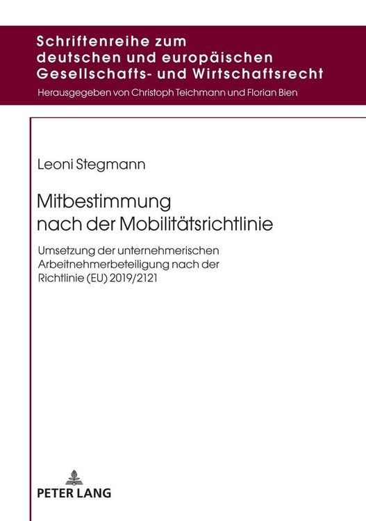 Produktbild: Mitbestimmung nach der Mobilit&auml;tsrichtlinie
