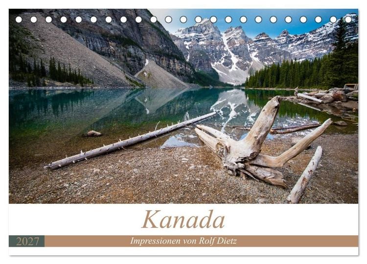 Produktbild: Kanada - Impressionen von Rolf Dietz (Tischkalender 2027 DIN A5 quer), CALVENDO Monatskalender