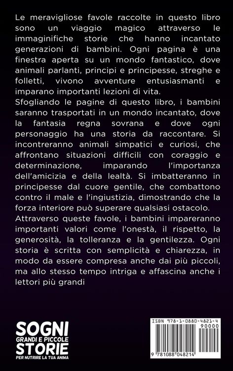 Produktbild: Sogni Grandi e Piccole Storie per Nutrire la Tua Anima