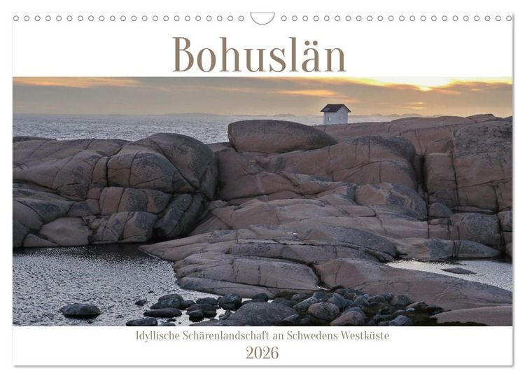 Produktbild: Bohusl&auml;n - Idyllische Sch&auml;renlandschaft an Schwedens Westk&uuml;ste (Wandkalender 2026 DIN A3 quer), CALVENDO Monatskalender