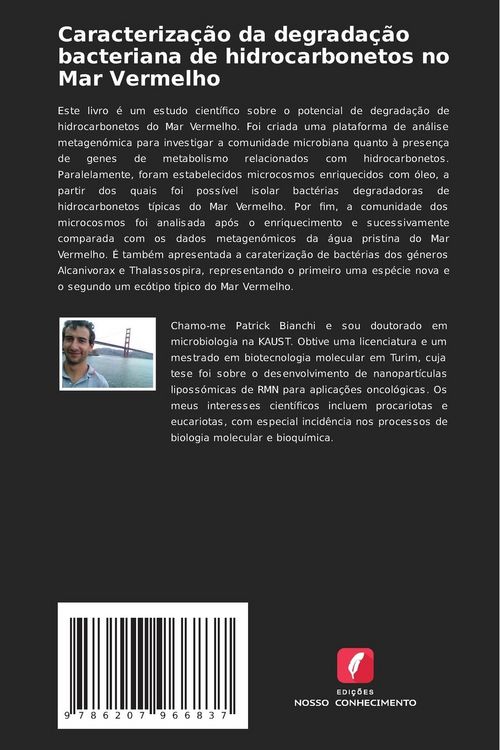 Produktbild: Caracteriza&ccedil;&atilde;o da degrada&ccedil;&atilde;o bacteriana de hidrocarbonetos no Mar Vermelho