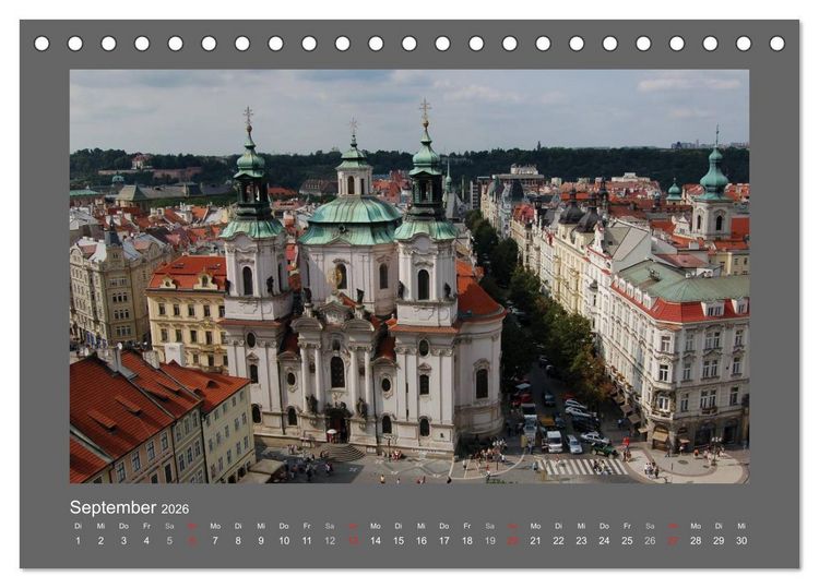 Produktbild: Kirchen in Europa (Tischkalender 2026 DIN A5 quer), CALVENDO Monatskalender