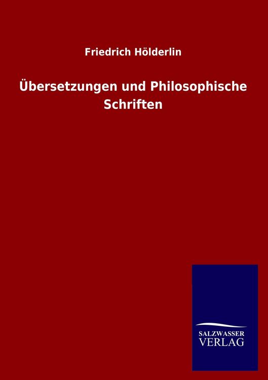 Produktbild: &Uuml;bersetzungen und Philosophische Schriften
