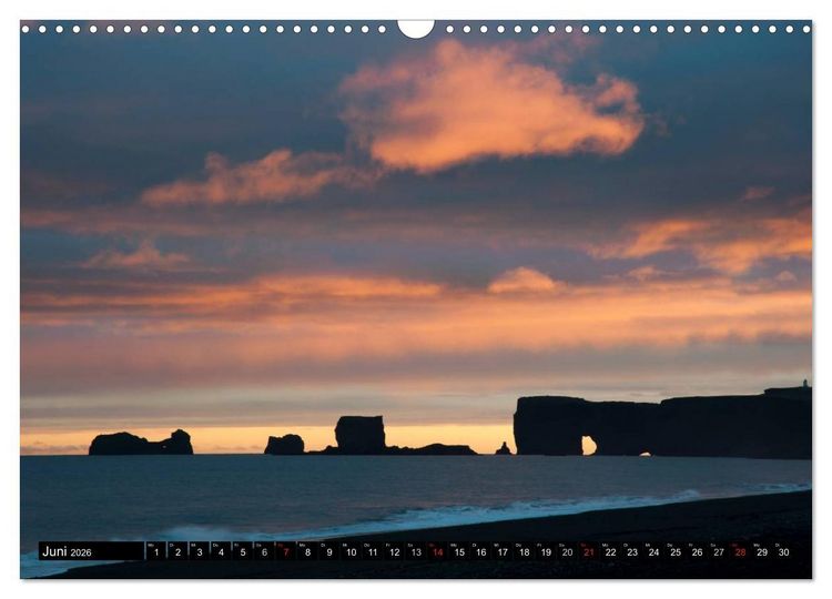Produktbild: Island (Wandkalender 2026 DIN A3 quer), CALVENDO Monatskalender