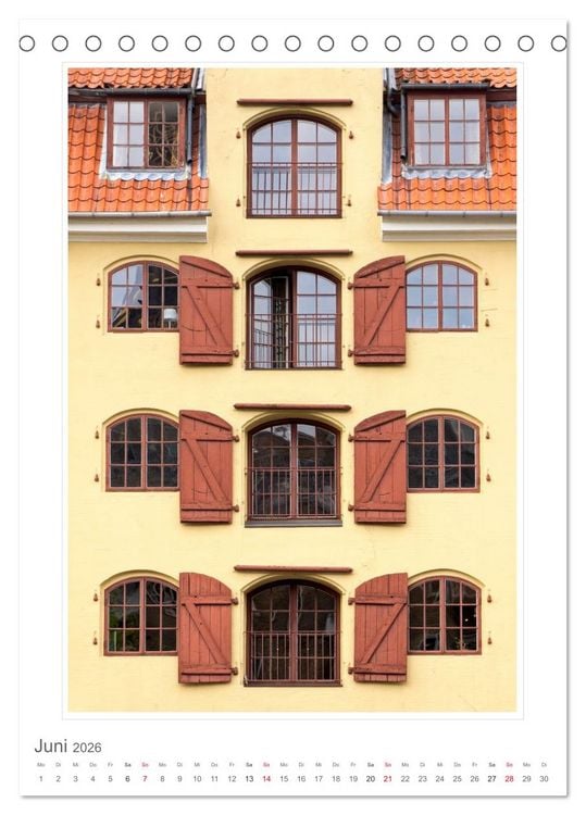 Produktbild: Architektur. eindrucksvolle Fassaden (Tischkalender 2026 DIN A5 hoch), CALVENDO Monatskalender