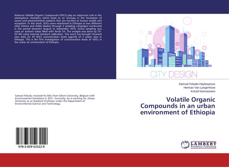 Produktbild: Volatile Organic Compounds in an urban environment of Ethiopia