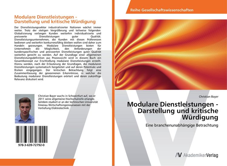 Produktbild: Modulare Dienstleistungen - Darstellung und kritische W&uuml;rdigung