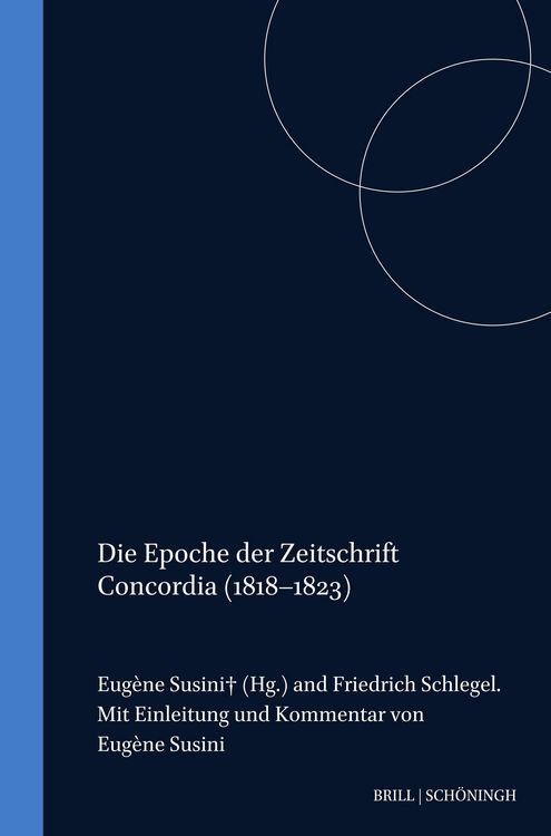 Produktbild: Die Epoche der Zeitschrift Concordia (1818&ndash;1823)
