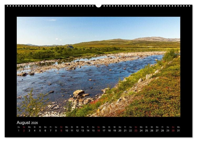 Produktbild: Traumhaftes Skandinavien (Wandkalender 2026 DIN A2 quer), CALVENDO Monatskalender