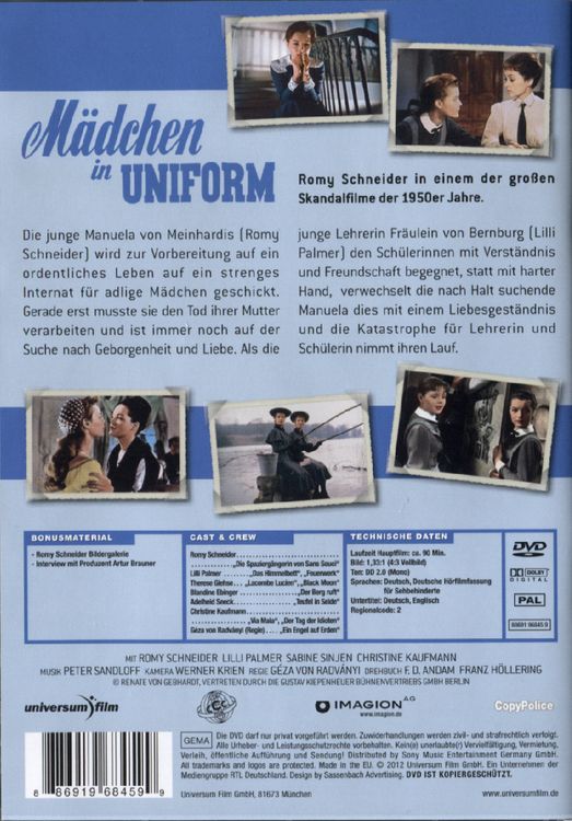 Produktbild: M&auml;dchen in Uniform