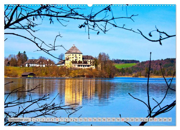 Produktbild: Rund um den Fuschlsee (Wandkalender 2026 DIN A2 quer), CALVENDO Monatskalender