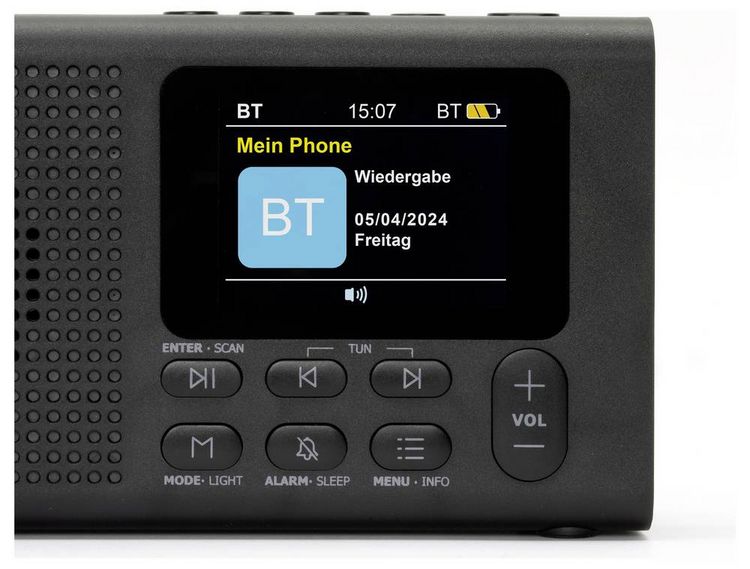 Produktbild: Dynavox DBT200 Taschenradio DAB+, FM Bluetooth&reg;, DAB+ Schwarz