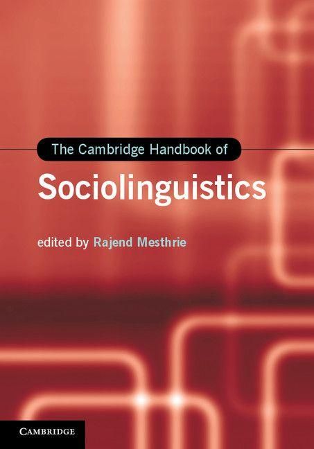 Produktbild: The Cambridge Handbook of Sociolinguistics