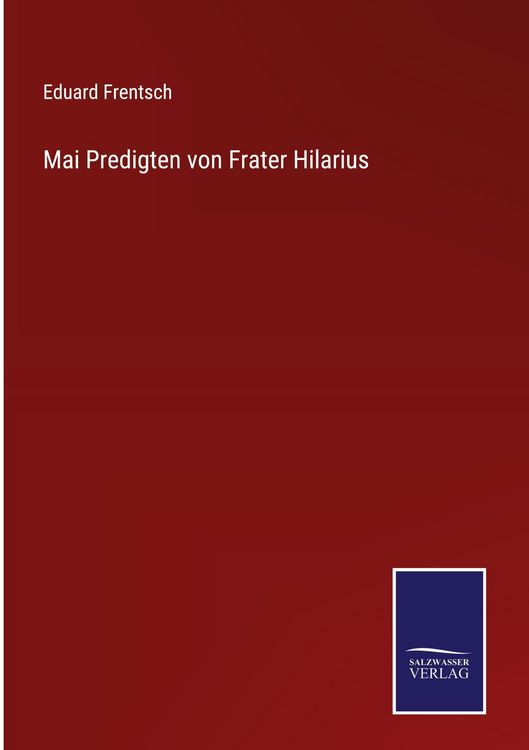 Produktbild: Mai Predigten von Frater Hilarius