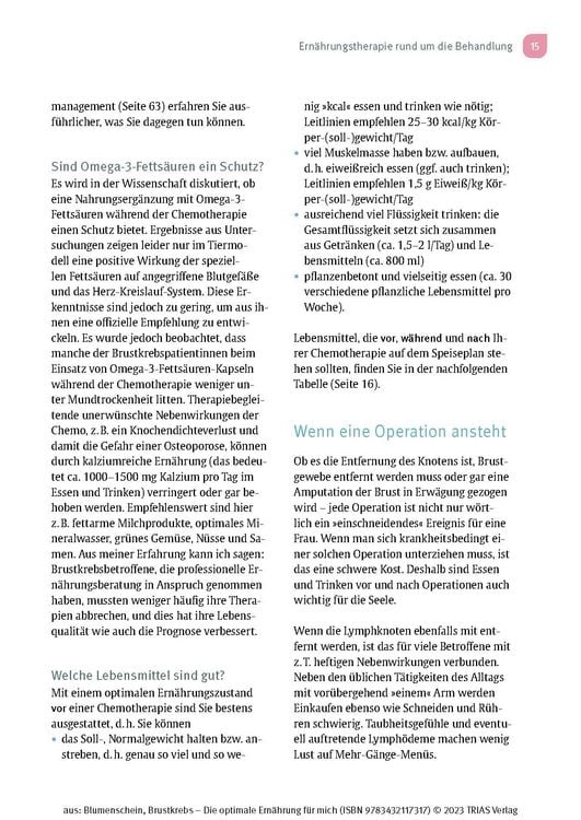 Produktbild: Brustkrebs - Die optimale Ern&auml;hrung f&uuml;r mich