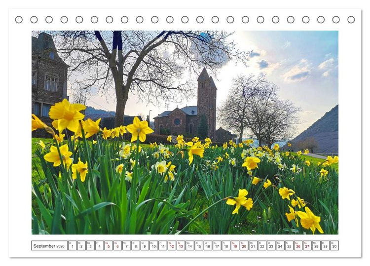 Produktbild: Die Mosel erwacht aus Ihrem Winterschlaf (Tischkalender 2026 DIN A5 quer), CALVENDO Monatskalender