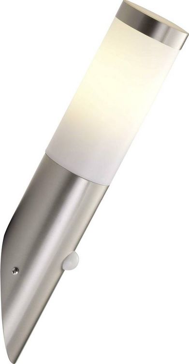 Produktbild: Brilliant Chorus 43697/82 Au&szlig;enwandleuchte mit Bewegungsmelder LED E27 10W Edelstahl