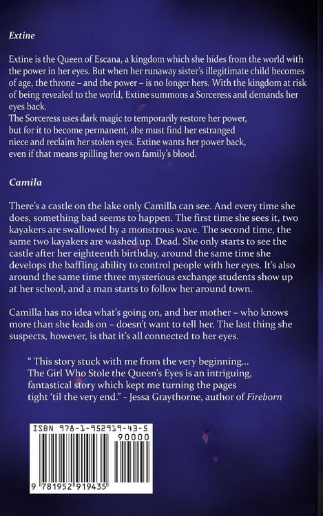 Produktbild: The Girl Who Stole the Queen's Eyes