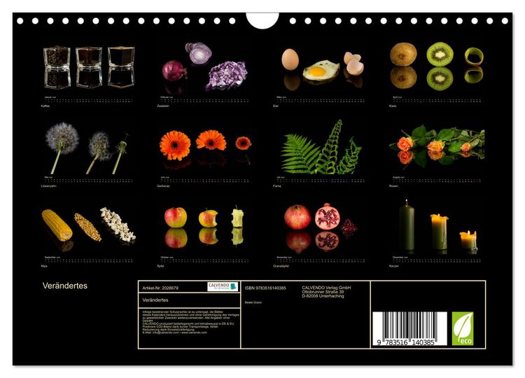 Produktbild: Ver&auml;ndertes (Wandkalender 2026 DIN A4 quer), CALVENDO Monatskalender