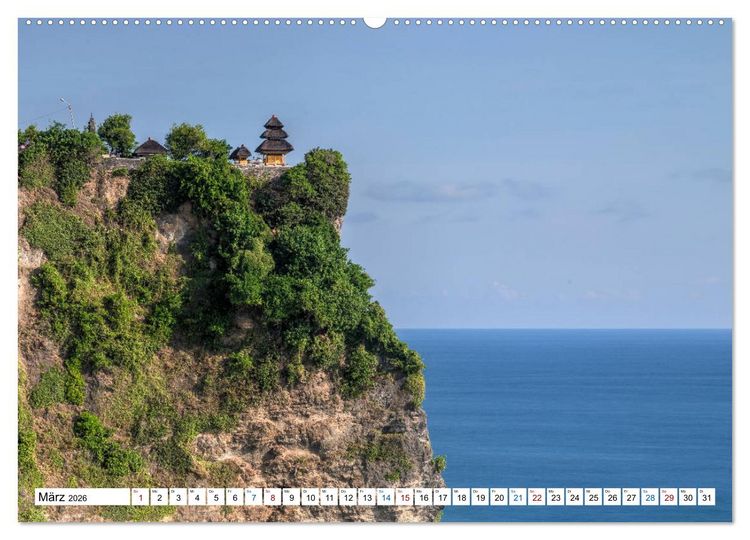 Produktbild: Bali, tropisches Inselparadies in Indonesien (hochwertiger Premium Wandkalender 2026 DIN A2 quer), Kunstdruck in Hochglanz
