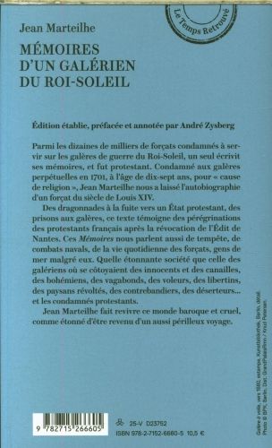 Produktbild: M&eacute;moires d'un gal&eacute;rien du Roi-Soleil