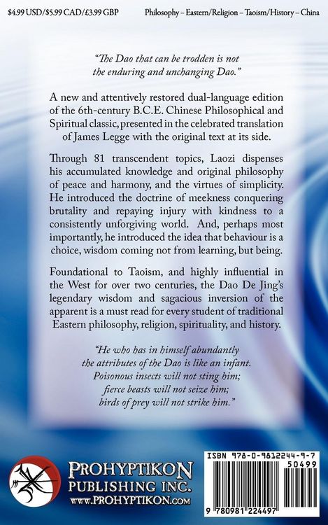 Produktbild: Dao De Jing, or the Tao Te Ching